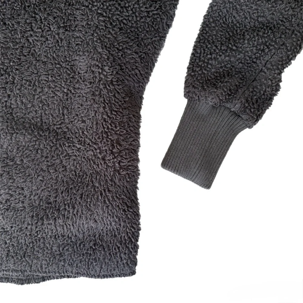 Cozy Black Teddy Jacket - Picture 7 of 7